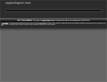Tablet Screenshot of nygiantsgear.com